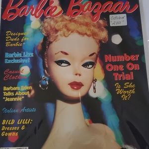 🎄 Vintage Barbie Bazaar October 2001 Magazine